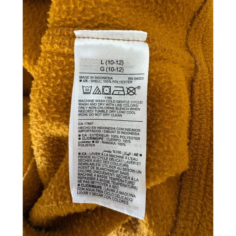 Youth Boy's OLD NAVY Button-Up Fleece Shirt - Size 10/12